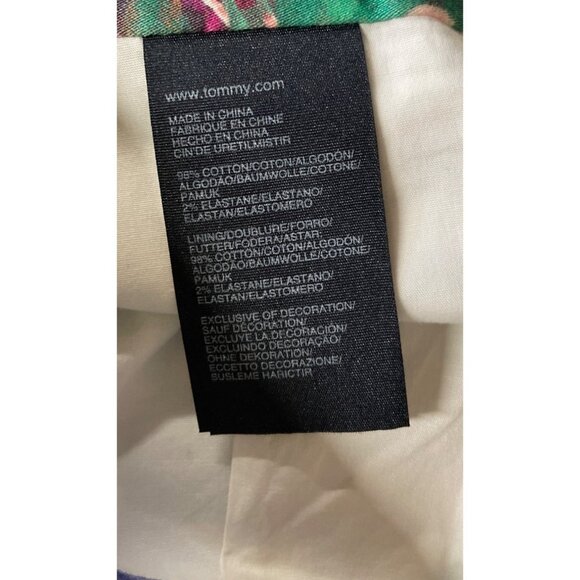 Tommy Hilfiger Floral Butterflies Lined Pencil Straight Skirt Womens Size 10 - Picture 8 of 10